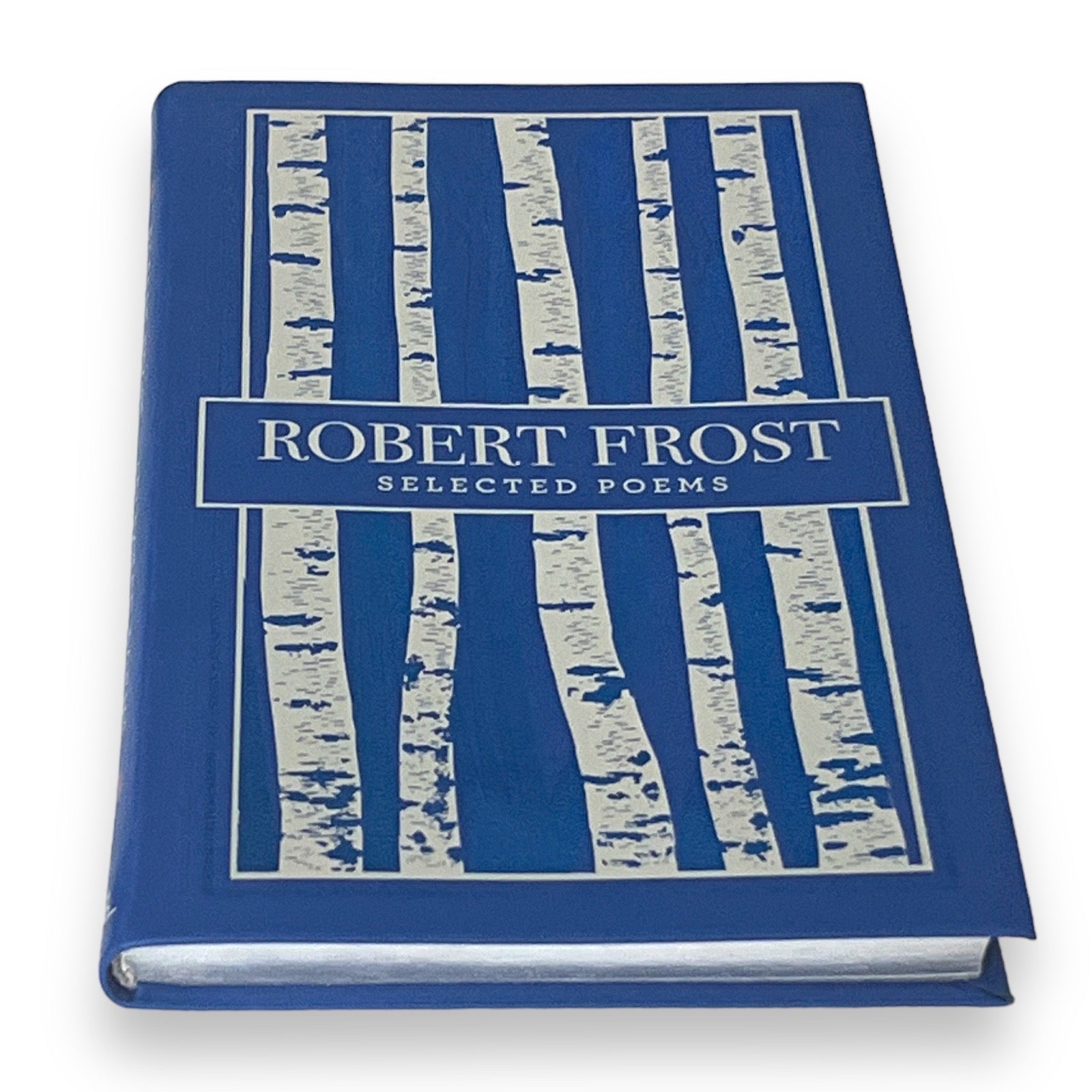 Robert Frost Selected Poems - Collectible Flexi Bound Faux Leather Cover - Pocket Size 7"X4"