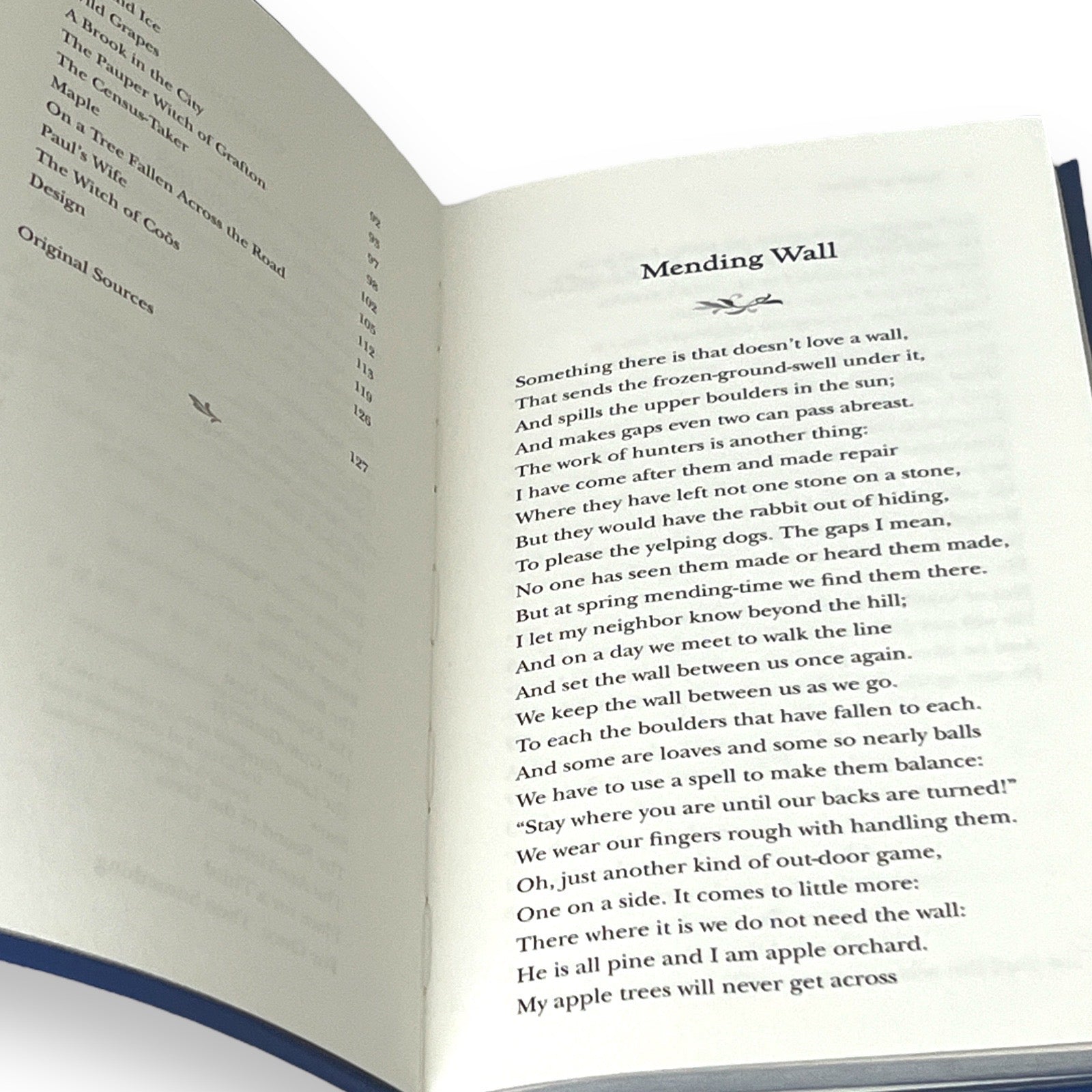 Robert Frost Selected Poems - Collectible Flexi Bound Faux Leather Cover - Pocket Size 7"X4"