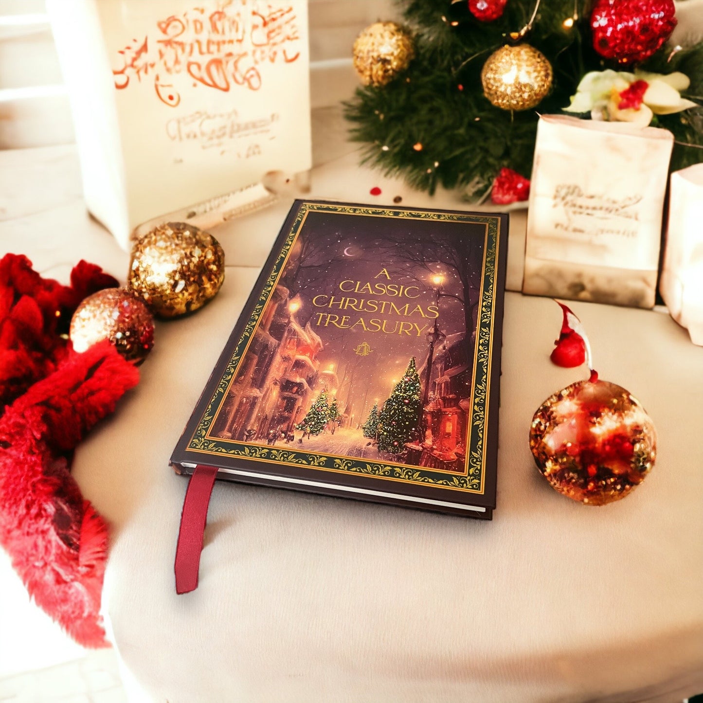 A Classic Christmas Treasury: Nutcracker, Mouse King, Christmas Carol - Collectible Special Deluxe Gift Edition - Hardcover - Classic Book