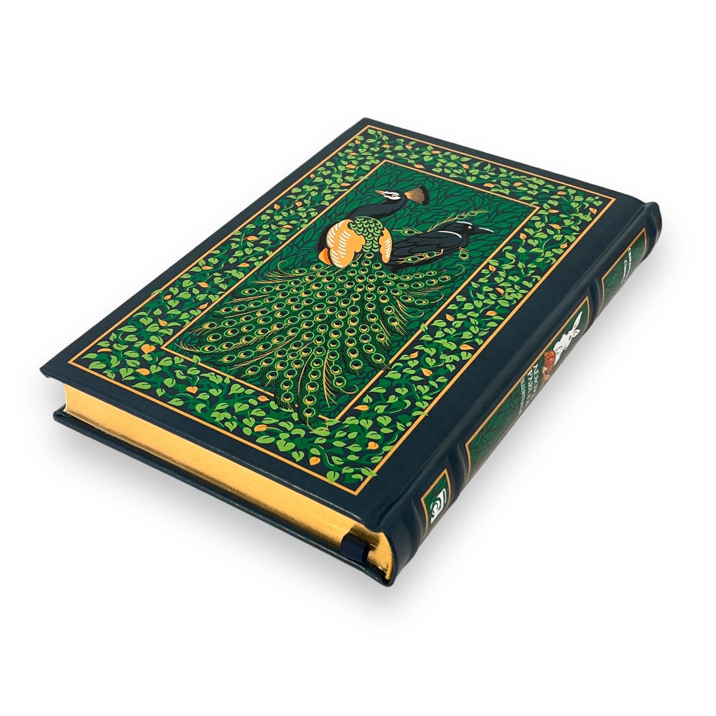 AESOP'S FABLES Fairy Tales - ILLUSTRATED Collectible Special Deluxe Gift Edition - Leather Bound Hardcover - Classic Book