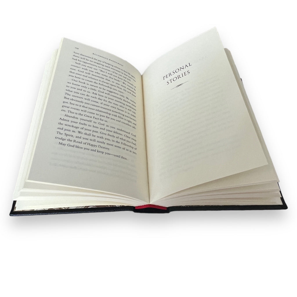 Alcoholics Anonymous: The Original Text of the Life-Changing Landmark - Collectible Deluxe Leather Bound Hardcover