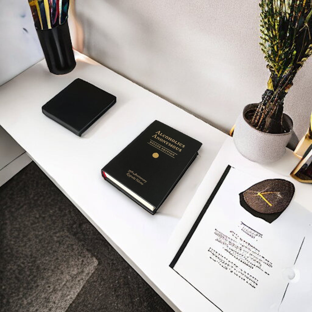 Alcoholics Anonymous: The Original Text of the Life-Changing Landmark - Collectible Deluxe Leather Bound Hardcover