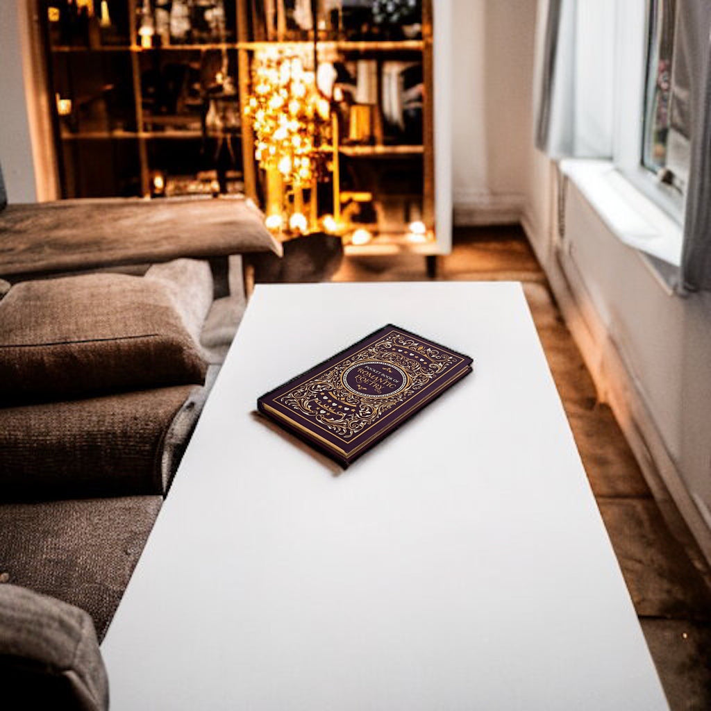 Pocket Book of Romantic Poetry - Collectible Flexi Bound Faux Leather Cover - Pocket Size 7"X4"