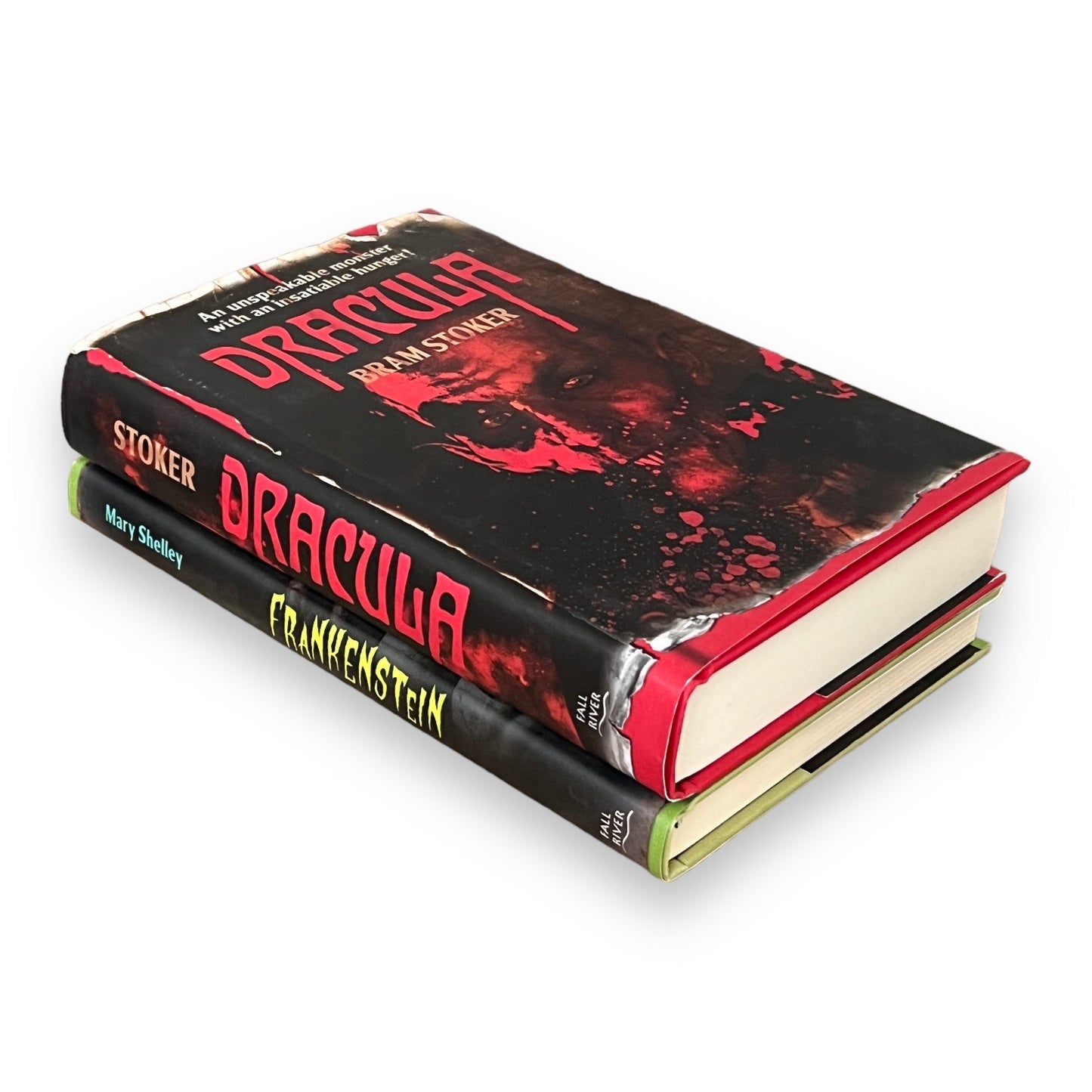 2-Book Set: Dracula by Bram Stoker & Frankenstein by Mary Shelley - Special Hardcover with Dustjacket Edition