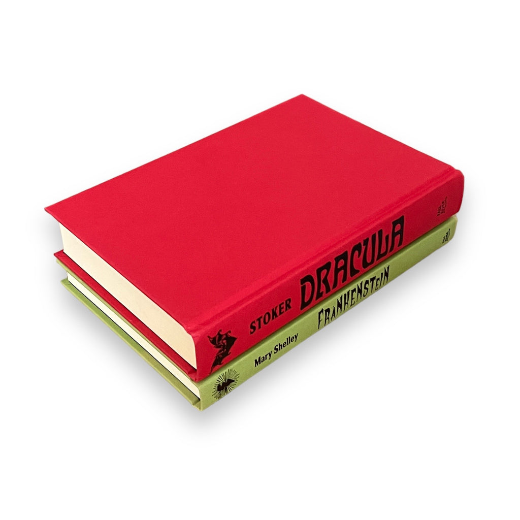 2-Book Set: Dracula by Bram Stoker & Frankenstein by Mary Shelley - Special Hardcover with Dustjacket Edition