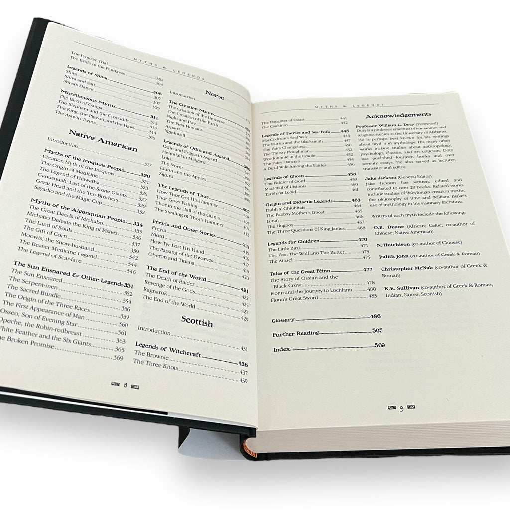 MYTHS & LEGENDS Greek, Celtic, Norse, Chinese, African, Native American + more -Collectible Deluxe Special Gift Edition - Hardcover Classics