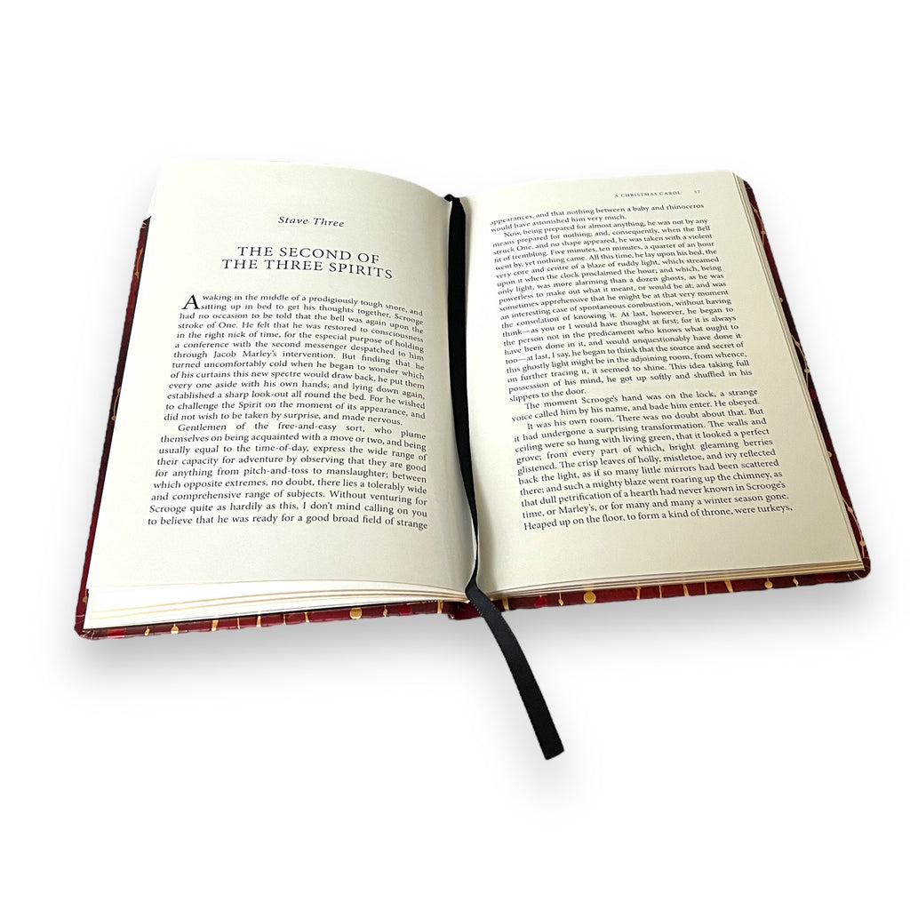 A Christmas Carol by Charles Dickens - Deluxe Colorful Gilded Hardcover Edition