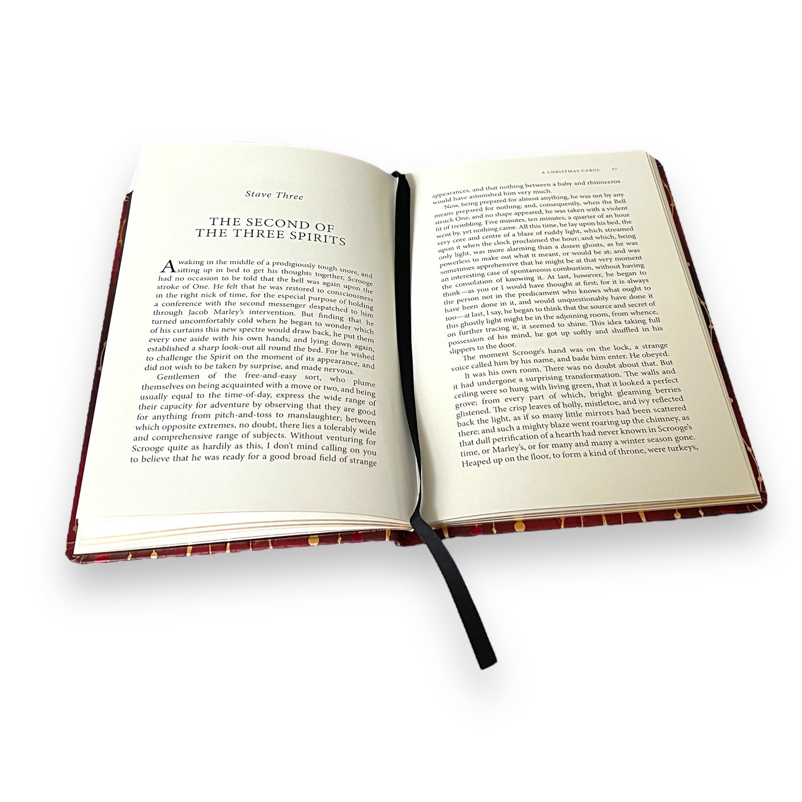 A Christmas Carol by Charles Dickens - Deluxe Colorful Gilded Hardcover Edition