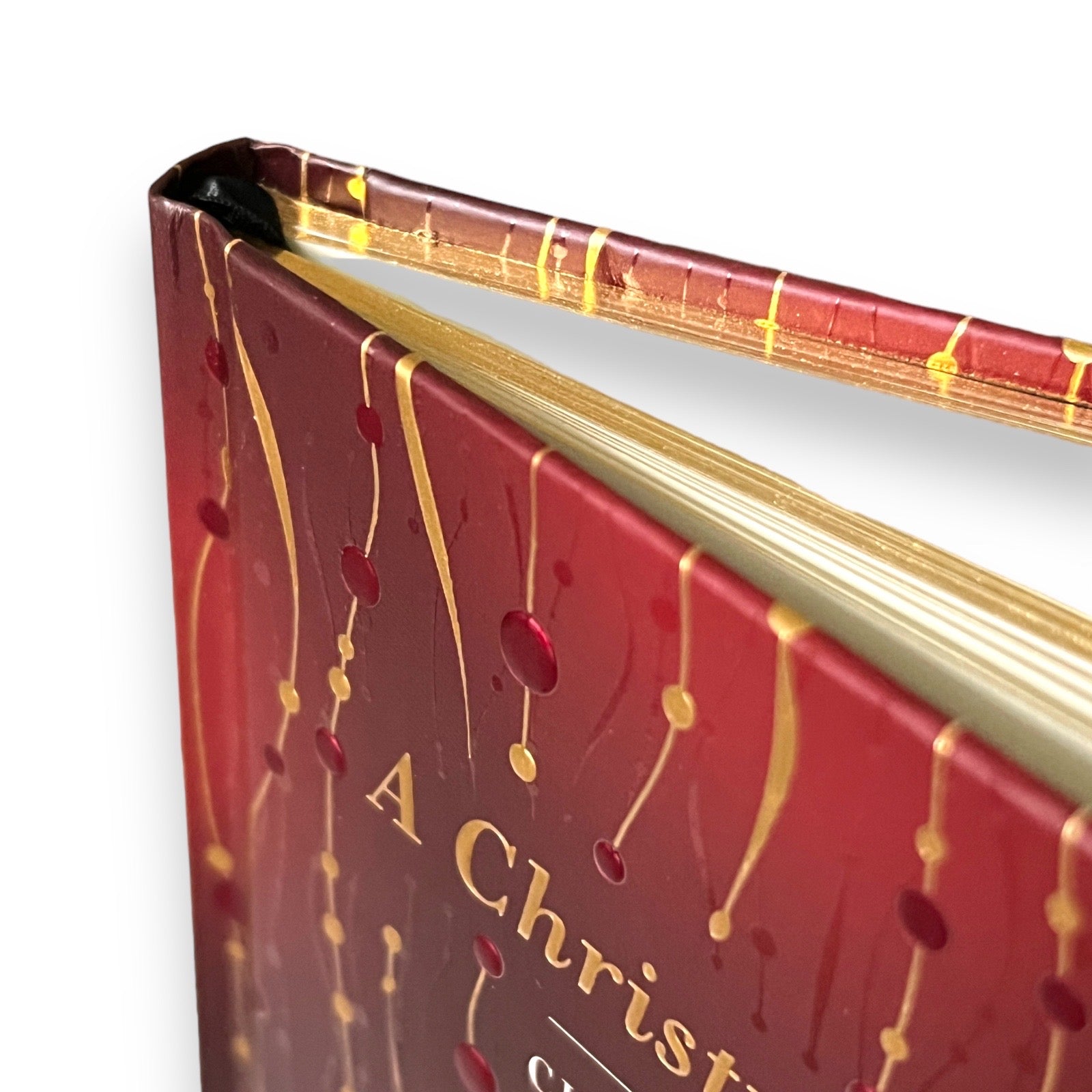 A Christmas Carol by Charles Dickens - Deluxe Colorful Gilded Hardcover Edition