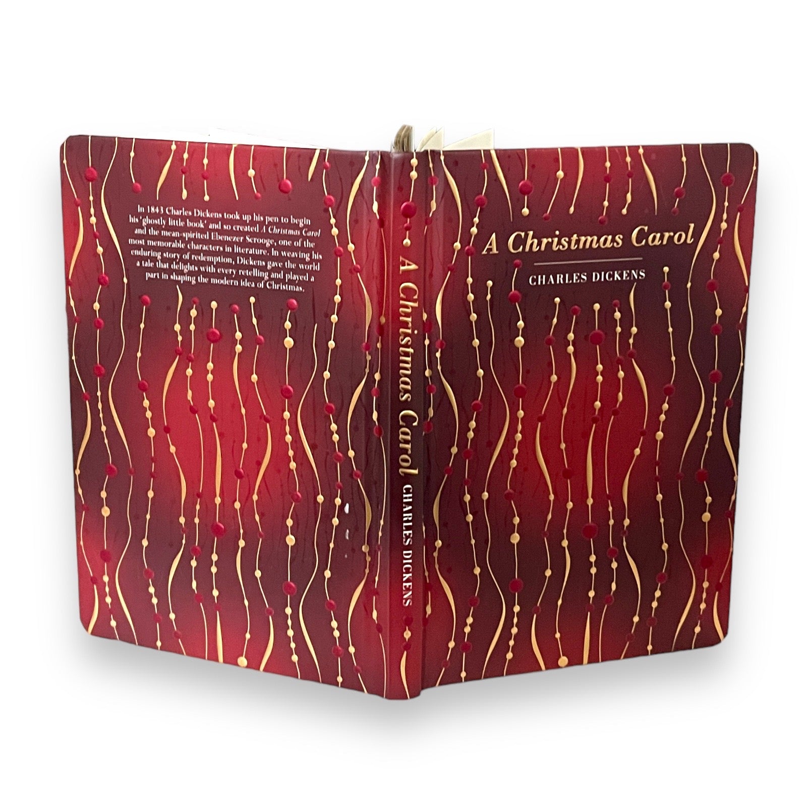 A Christmas Carol by Charles Dickens - Deluxe Colorful Gilded Hardcover Edition