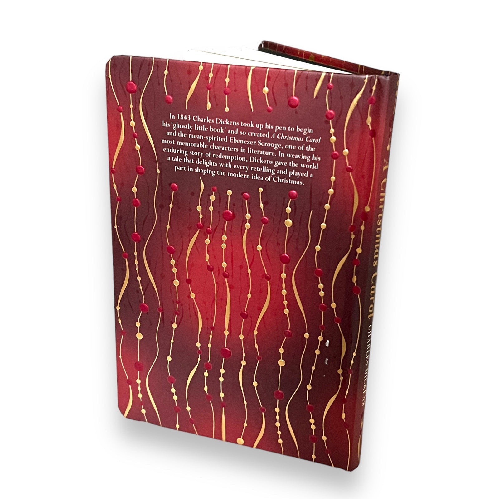 A Christmas Carol by Charles Dickens - Deluxe Colorful Gilded Hardcover Edition
