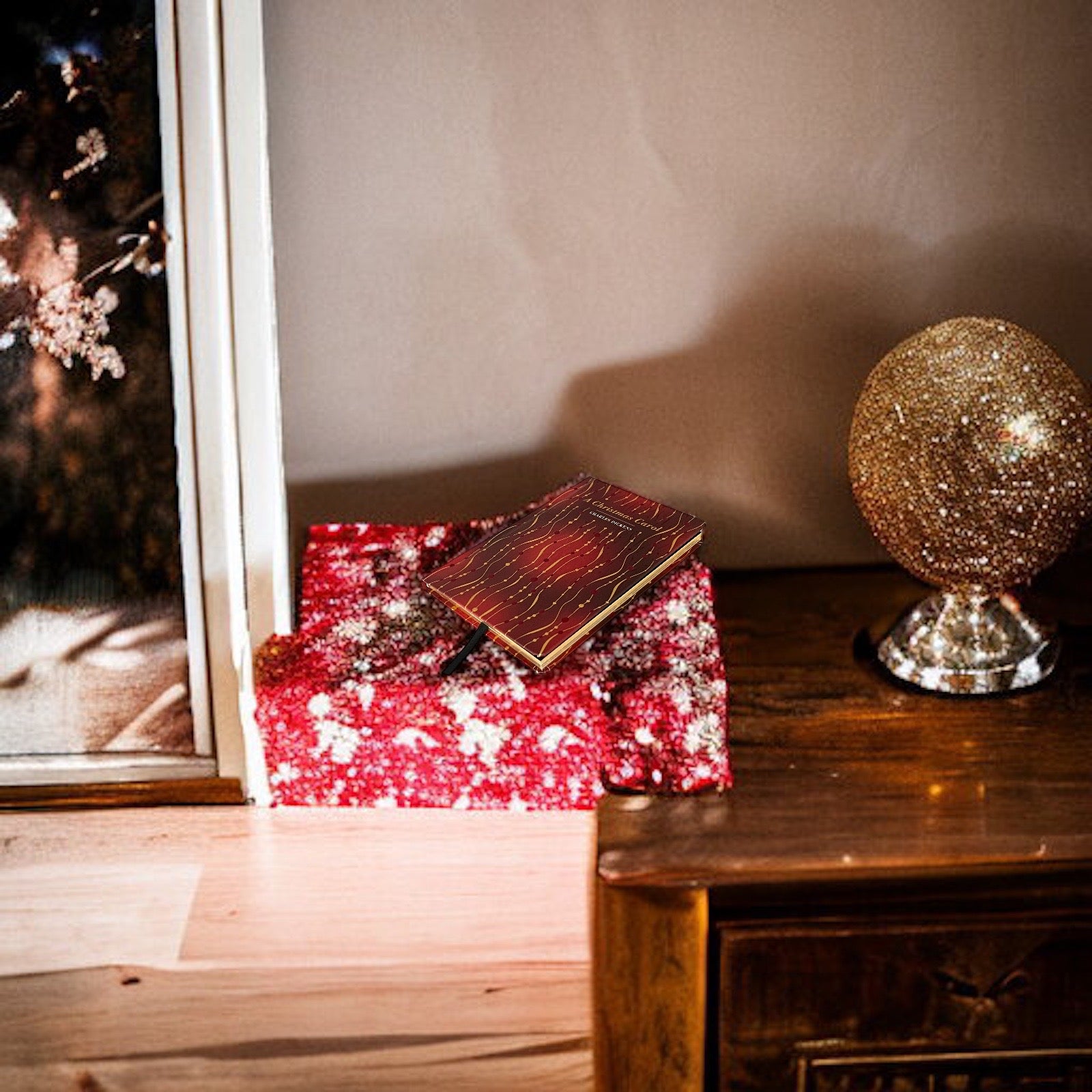 A Christmas Carol by Charles Dickens - Deluxe Colorful Gilded Hardcover Edition