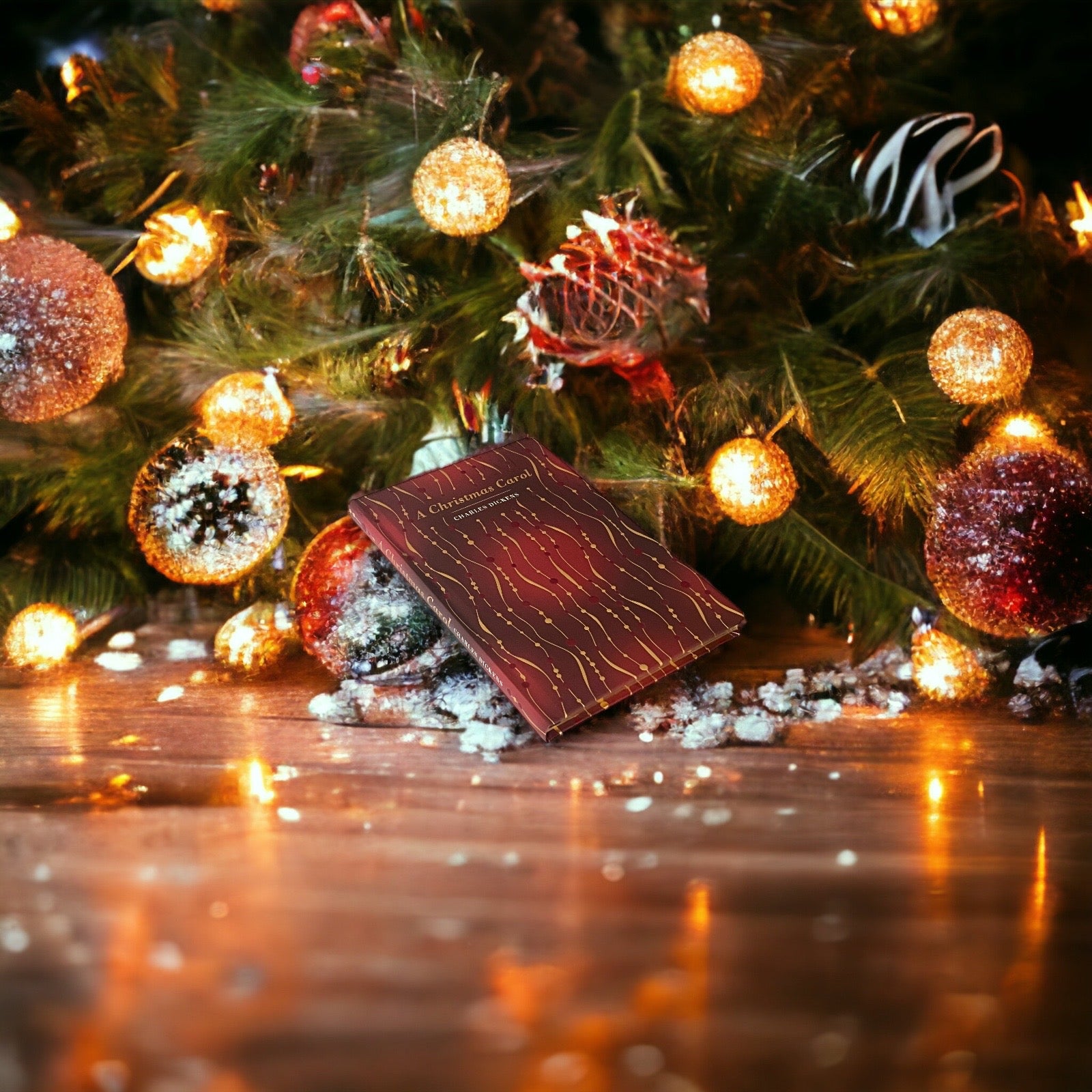 A Christmas Carol by Charles Dickens - Deluxe Colorful Gilded Hardcover Edition