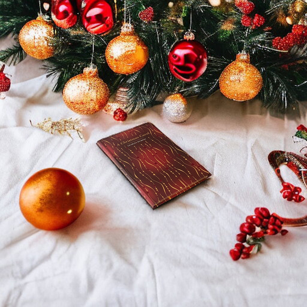 A Christmas Carol by Charles Dickens - Deluxe Colorful Gilded Hardcover Edition