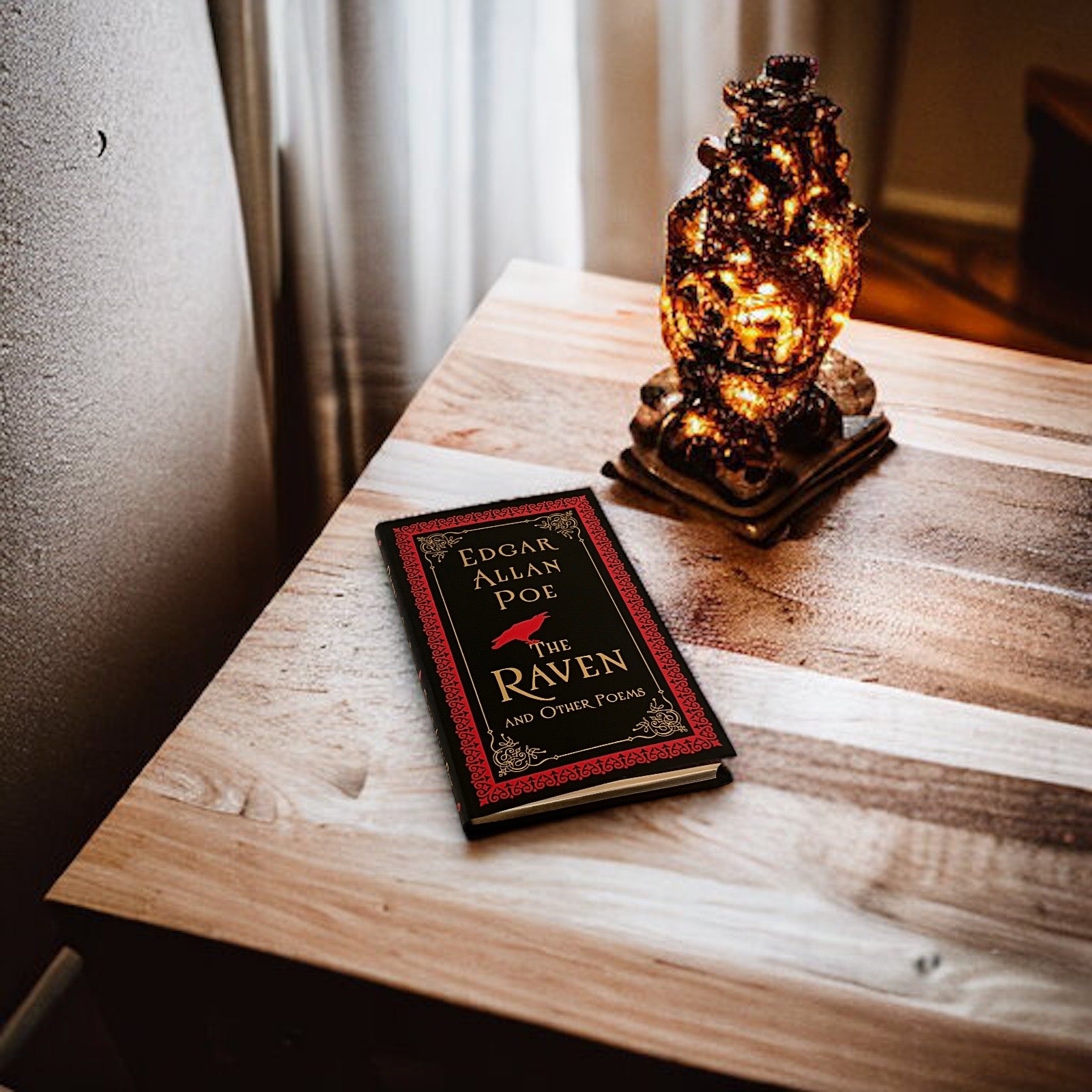 The Raven and Other Poems by Edgar Allan Poe - Collectible Flexi Bound Faux Leather Cover - Pocket Size 7"X4"