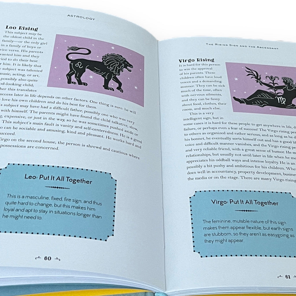 Astrology Guide By Sasha Fenton - Collectible Deluxe Special Gift Edition - Hardcover - Classic Book