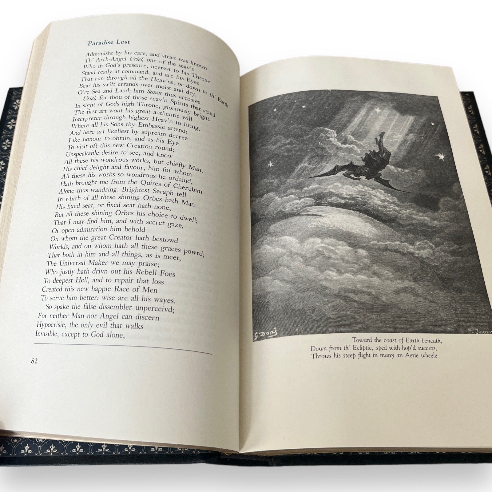 Paradise Lost by John Milton - Leather Bound -The Franklin Library, 1979