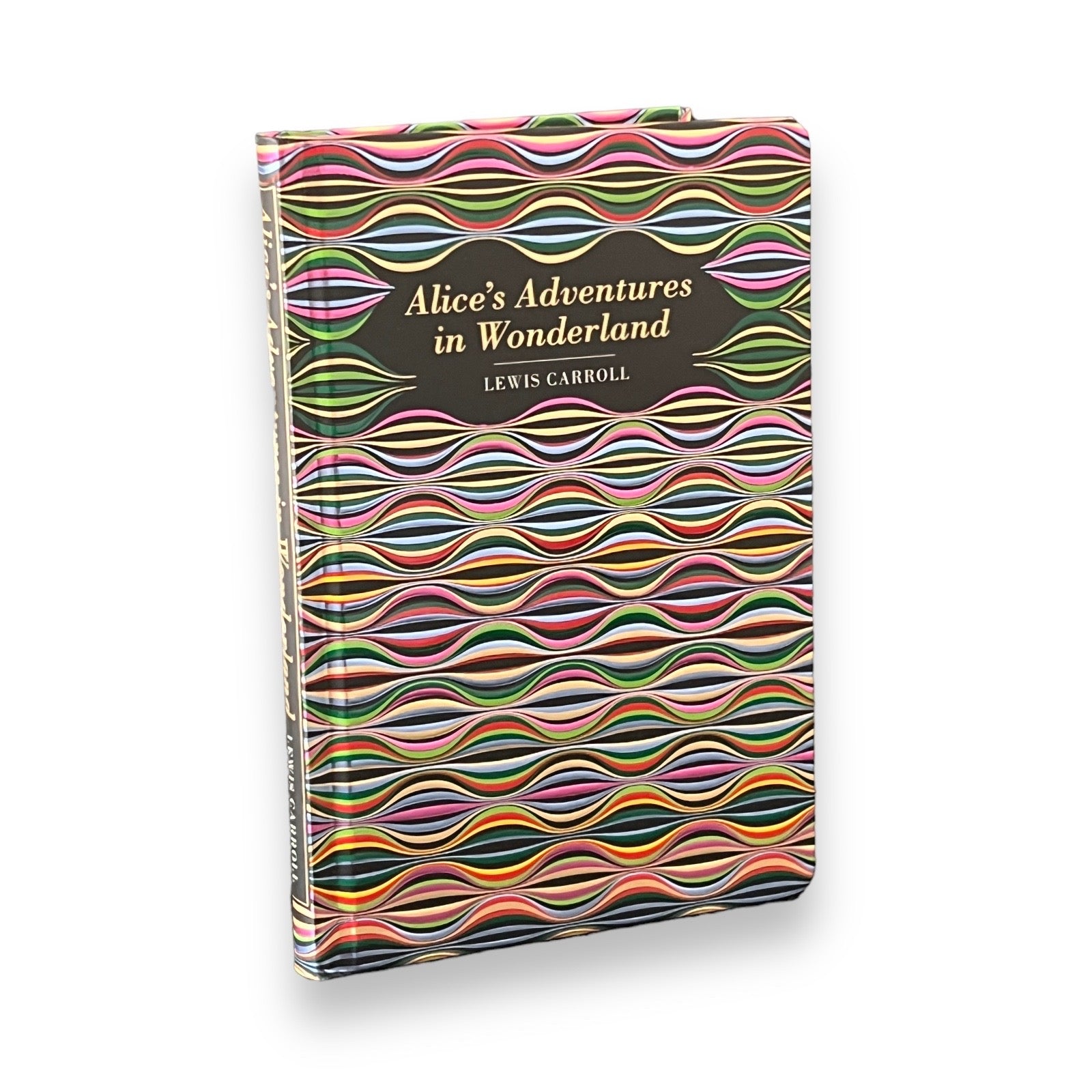 Alice's Adventures in Wonderland by Lewis Carroll - Collectible Colorful Gilded Hardcover
