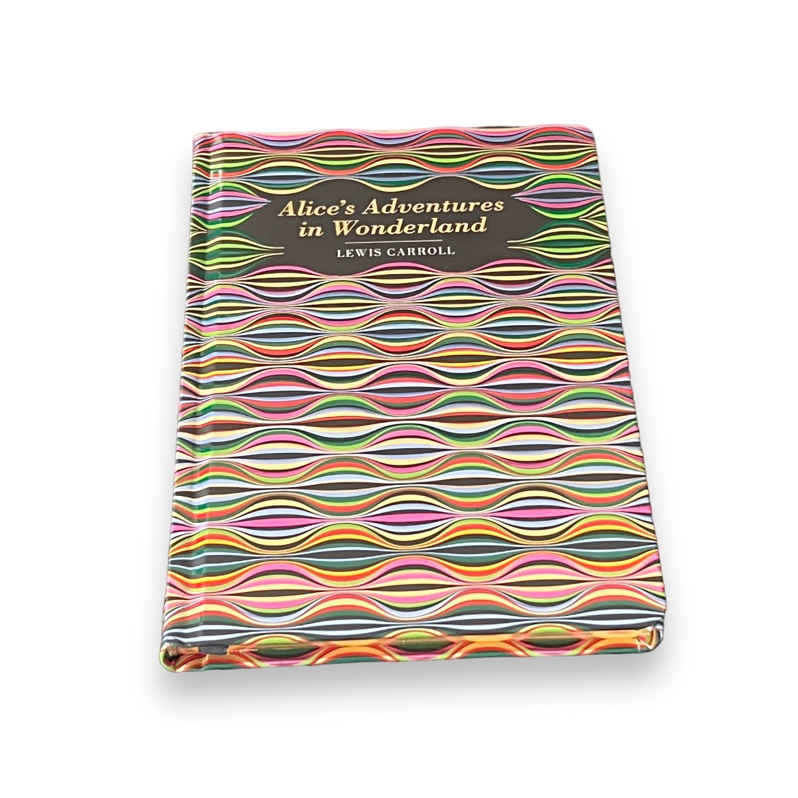 Alice's Adventures in Wonderland by Lewis Carroll - Collectible Colorful Gilded Hardcover