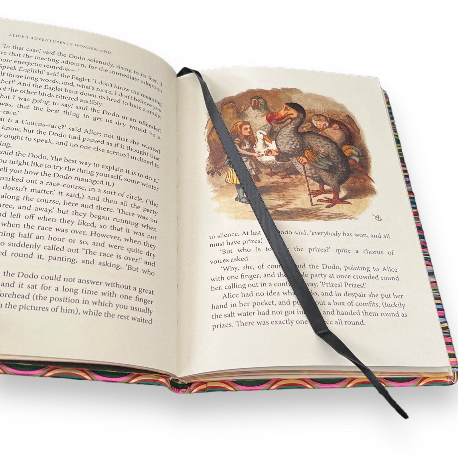 Alice's Adventures in Wonderland by Lewis Carroll - Collectible Colorful Gilded Hardcover