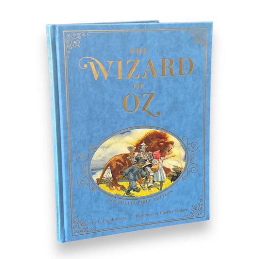 The WIZARD OF OZ by L. Frank Baum - Illustrated Collectible Leather Bound Large Hardcover