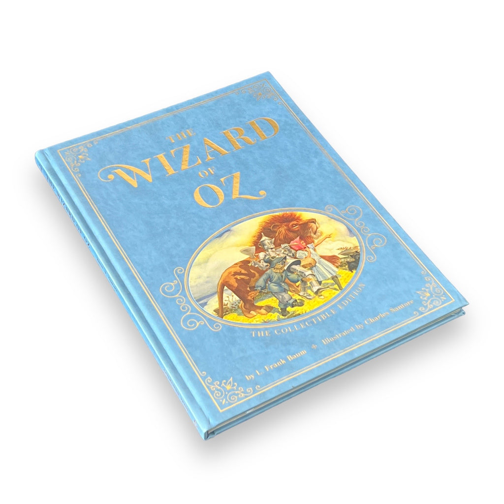 The WIZARD OF OZ by L. Frank Baum - Illustrated Collectible Leather Bound Large Hardcover