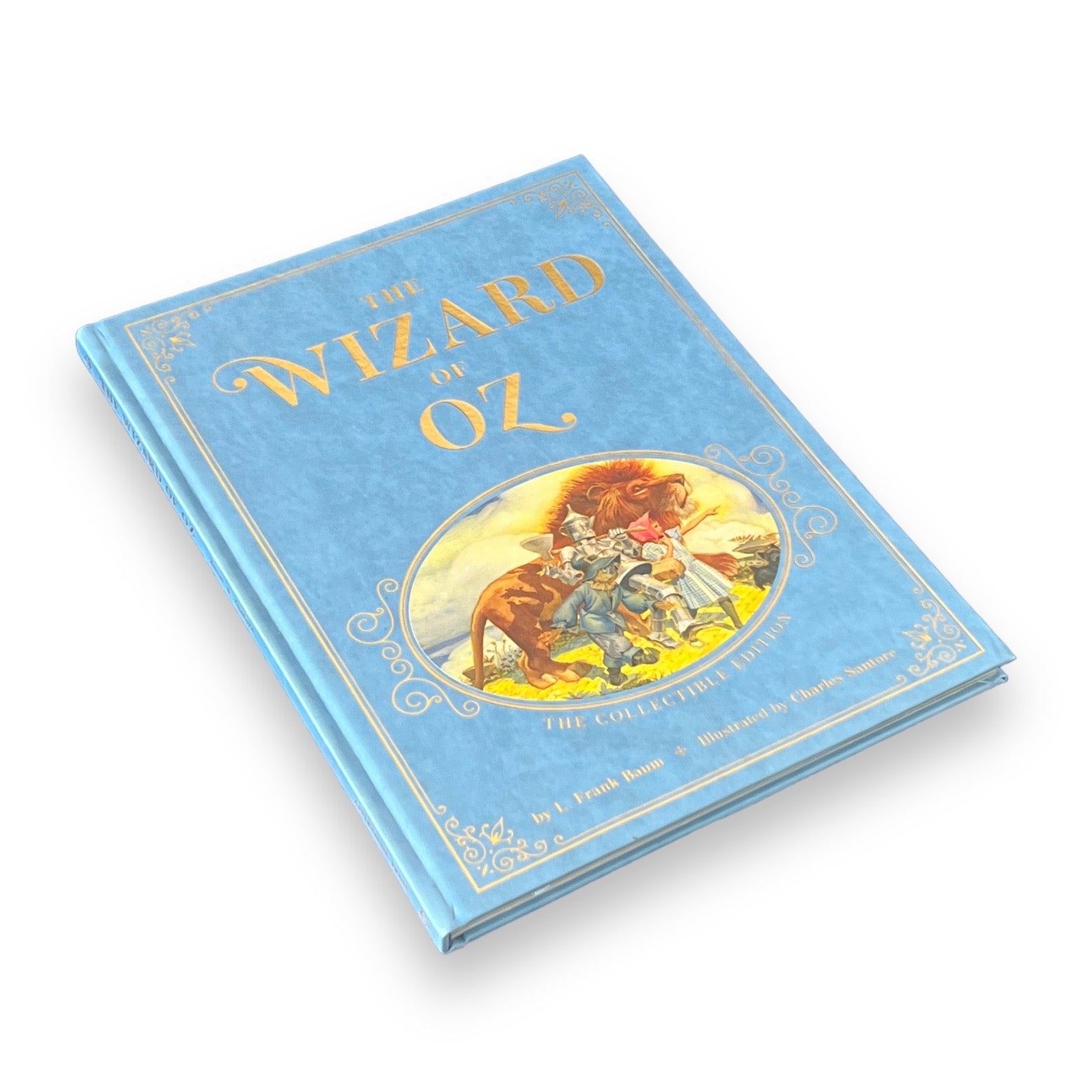 The WIZARD OF OZ by L. Frank Baum - Illustrated Collectible Leather Bound Large Hardcover