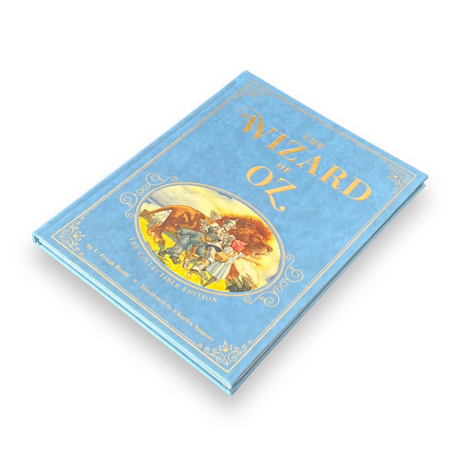 The WIZARD OF OZ by L. Frank Baum - Illustrated Collectible Leather Bound Large Hardcover