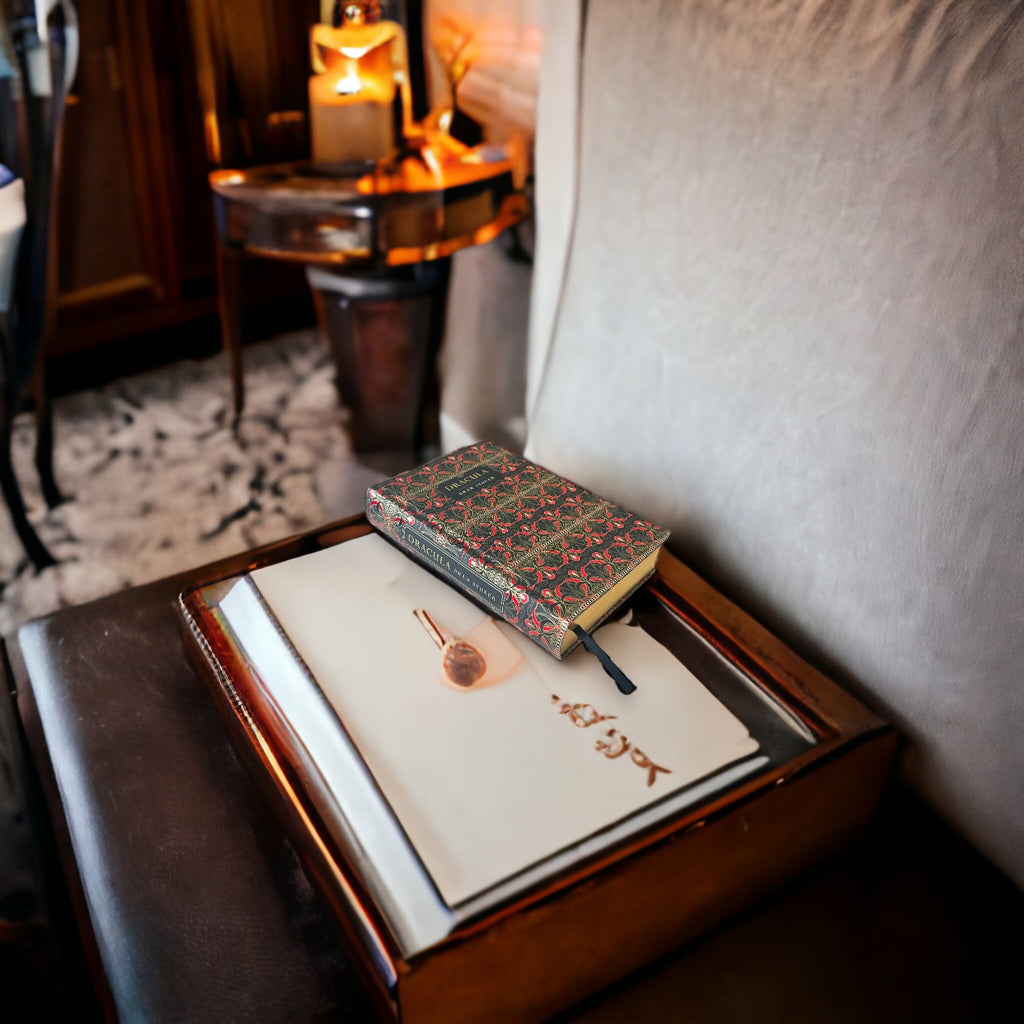 Dracula by Bram Stoker - Collectible Colorful Gilded Hardcover