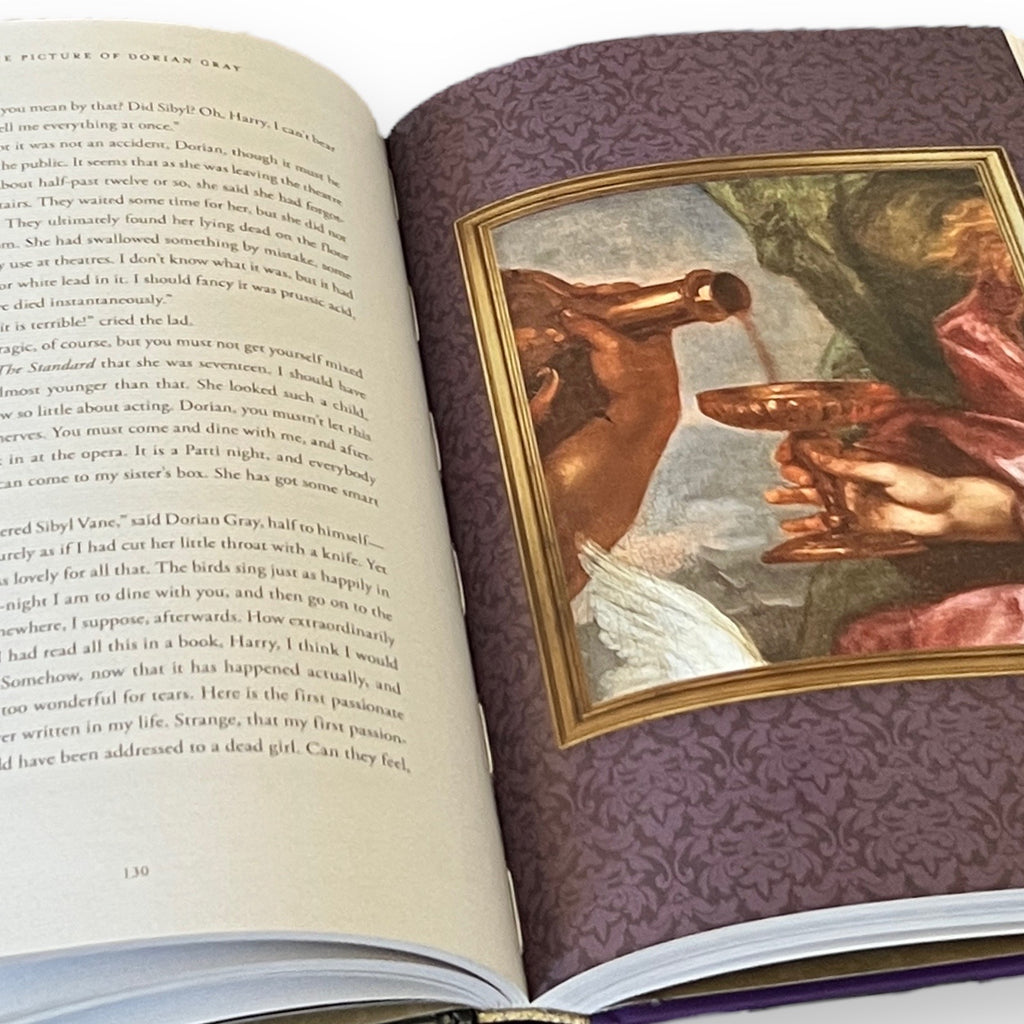 The Picture Of Dorian Gray by Oscar Wilde - Full-Color Illustrated Deluxe Hardcover
