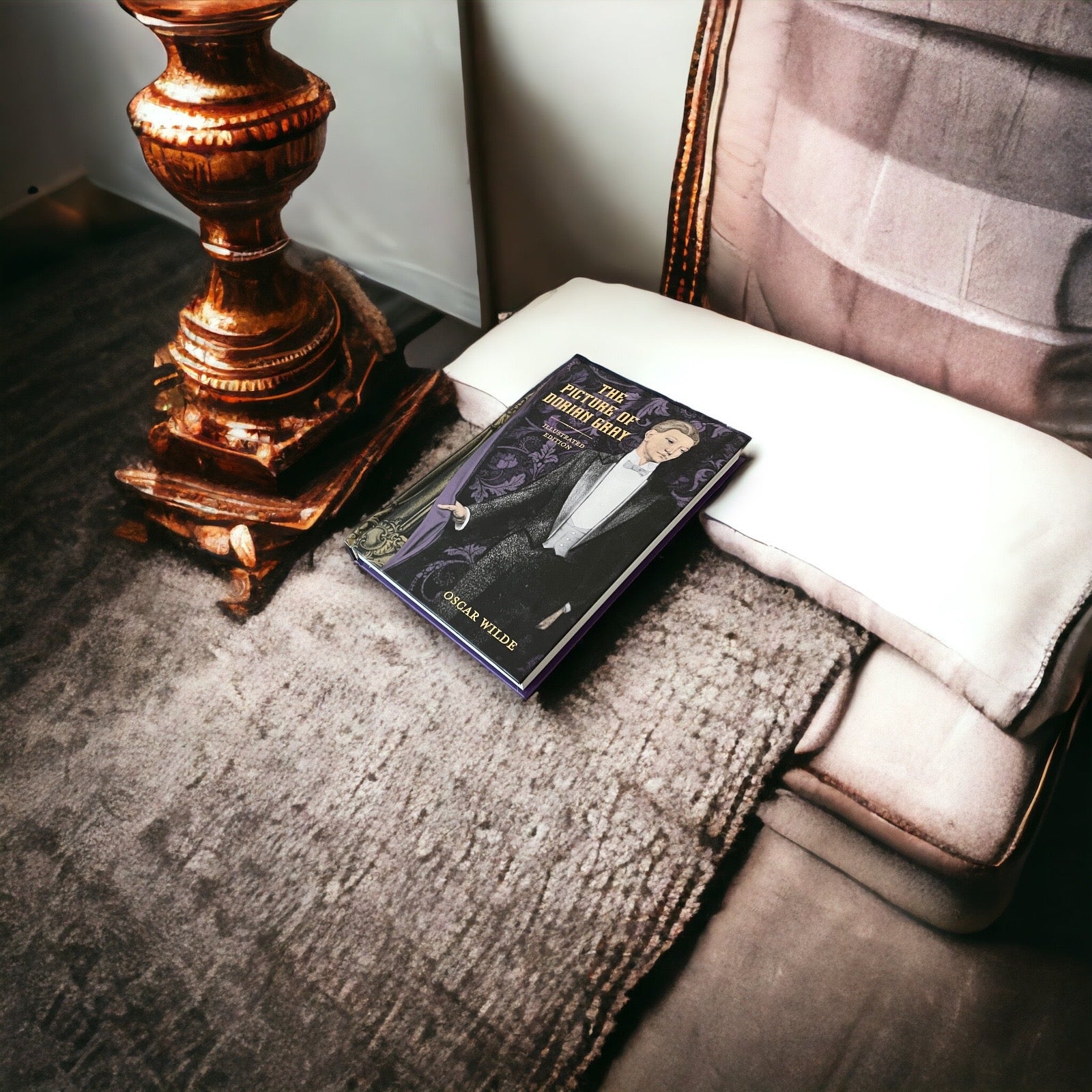 The Picture Of Dorian Gray by Oscar Wilde - Full-Color Illustrated Deluxe Hardcover