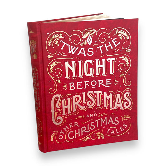 Twas the Night Before Christmas & Other Christmas Tales - Collectible Special Deluxe Gift Edition - Leather Bound Hardcover - Classic Book