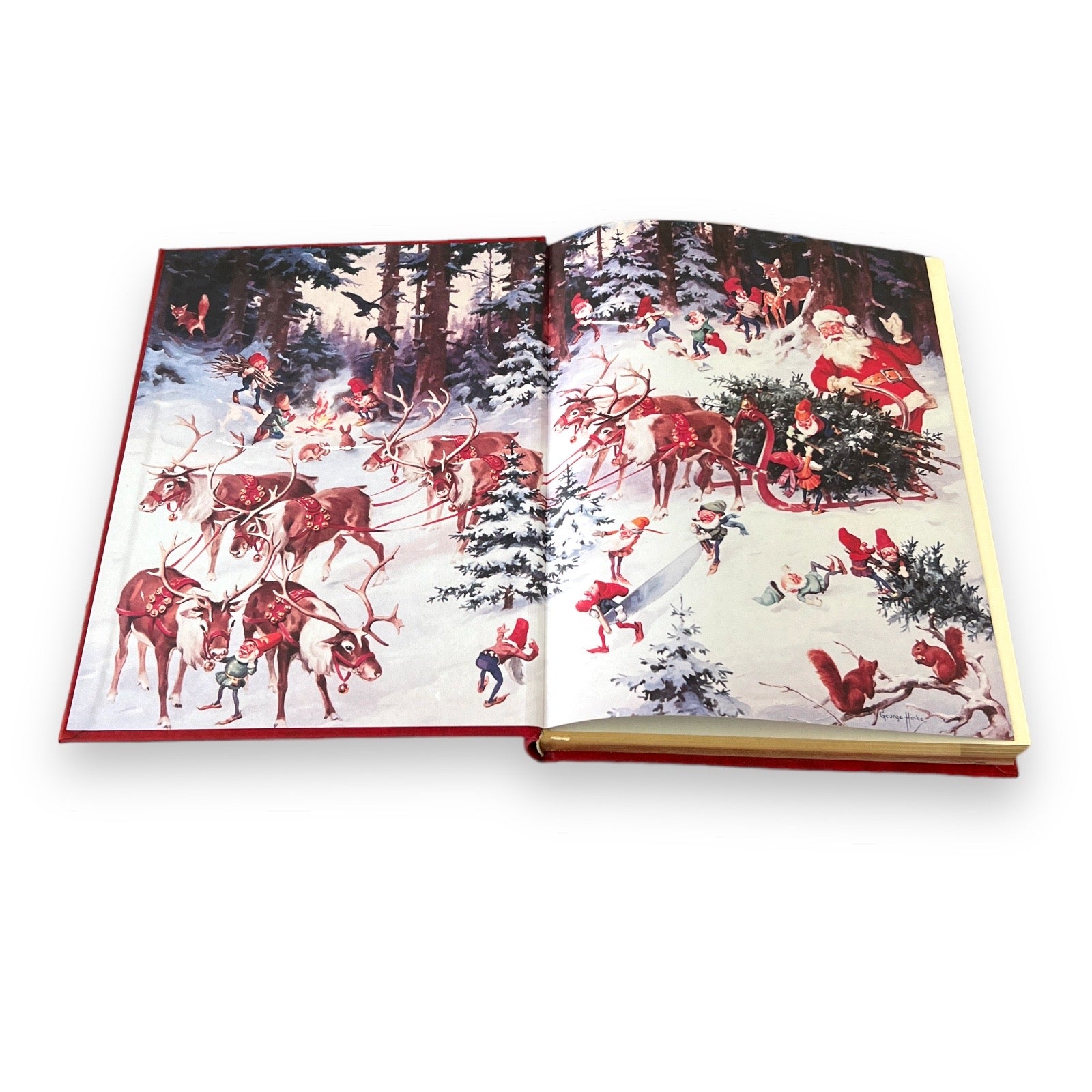 Twas the Night Before Christmas & Other Christmas Tales - Collectible Leather Bound Hardcover