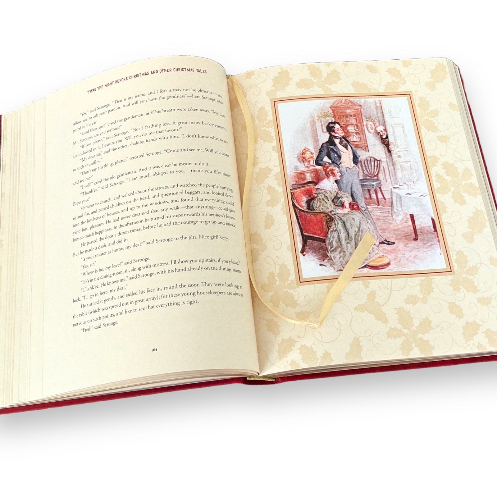 Twas the Night Before Christmas & Other Christmas Tales - Collectible Leather Bound Hardcover