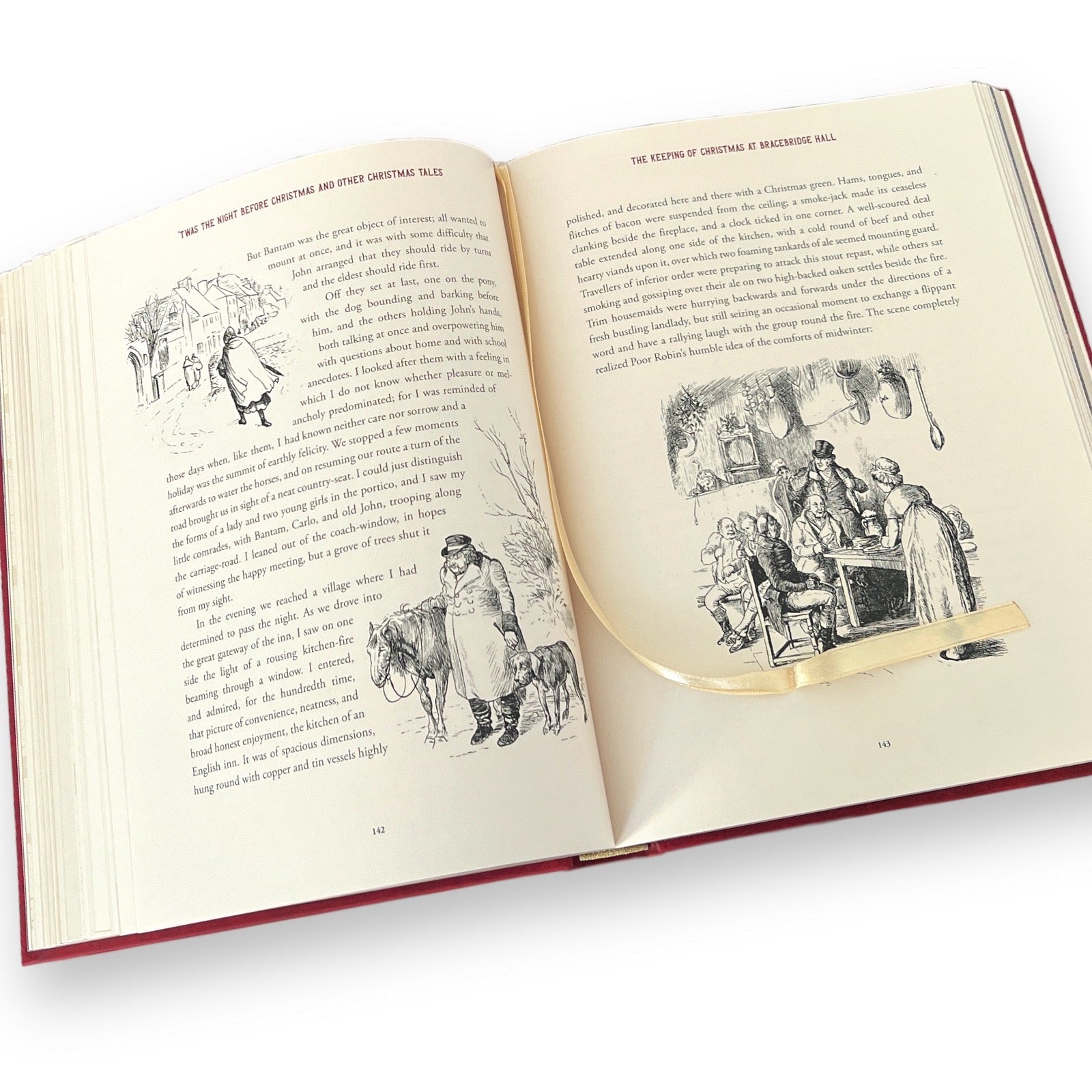 Twas the Night Before Christmas & Other Christmas Tales - Collectible Leather Bound Hardcover