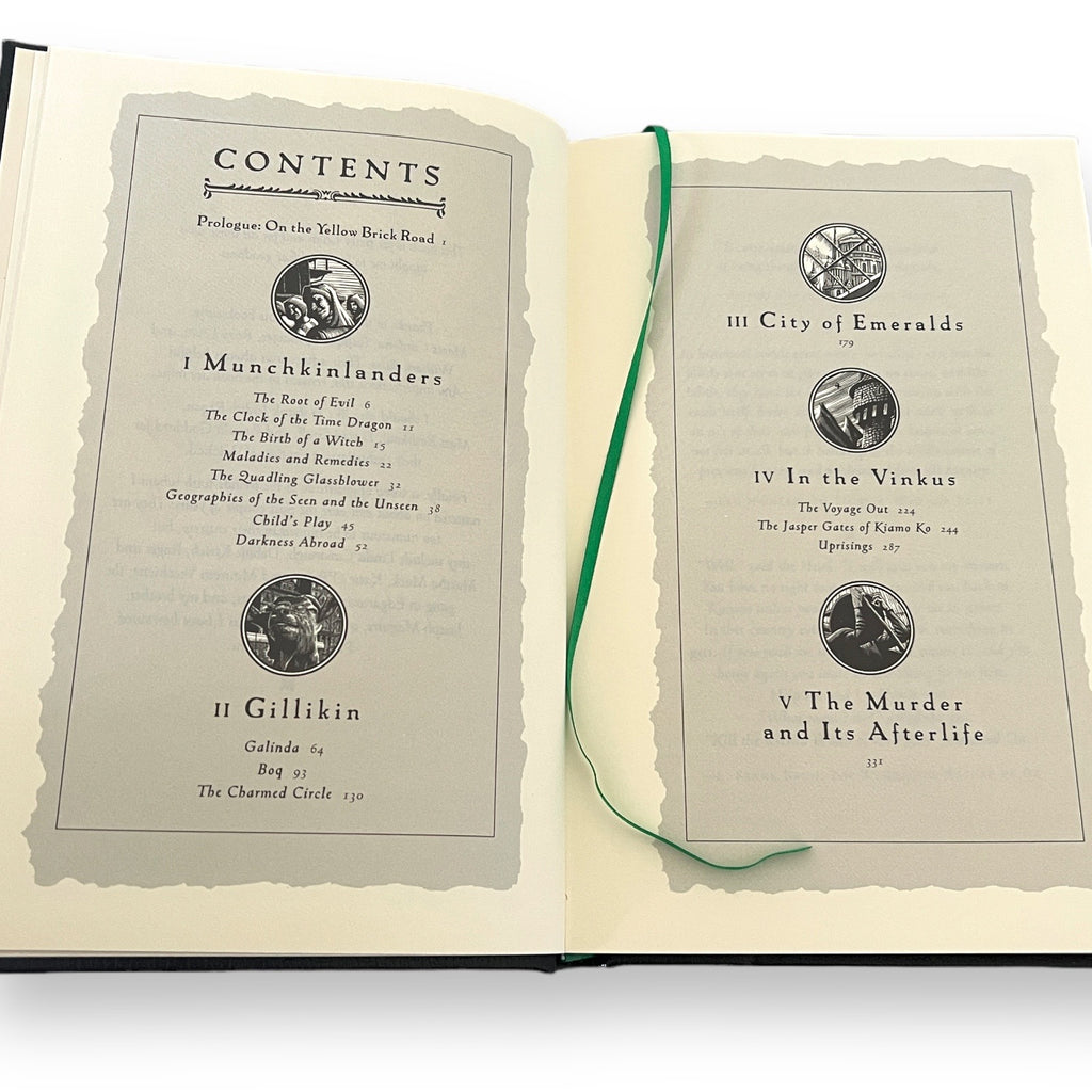 WICKED and SON of A WITCH by Gregory Maguire (2 in 1) - Collectible Leather Bound Hardcover