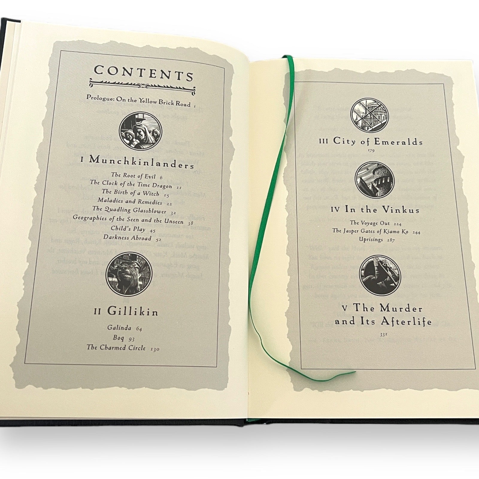 WICKED and SON of A WITCH by Gregory Maguire (2 in 1) - Collectible Leather Bound Hardcover