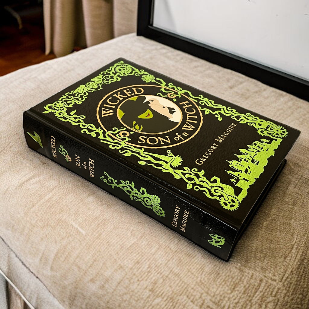 WICKED and SON of A WITCH by Gregory Maguire (2 in 1) - Collectible Leather Bound Hardcover