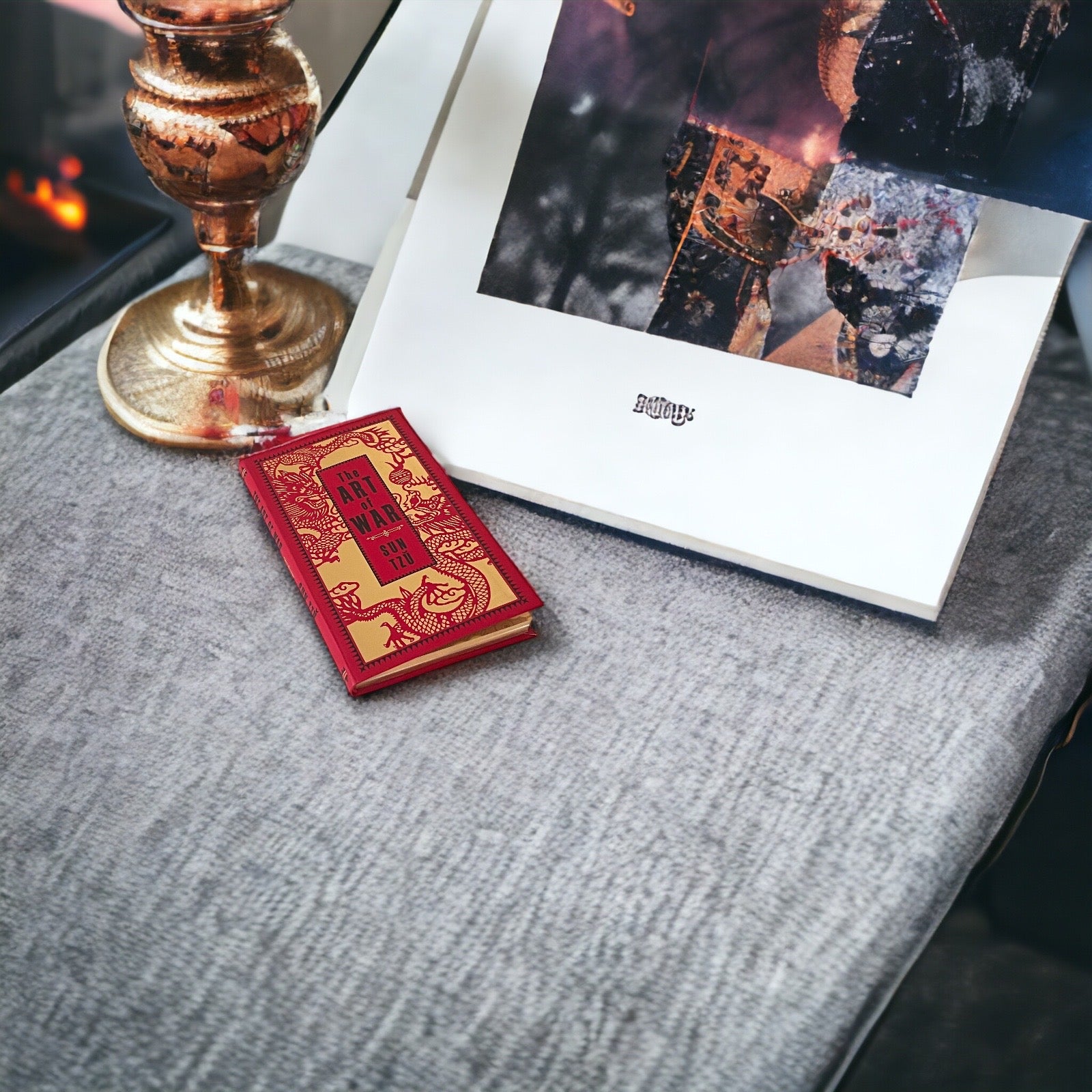 The Art of War by Sun Tzu - ollectible Flexi Bound Faux Leather Cover - Pocket Size 7"X4"