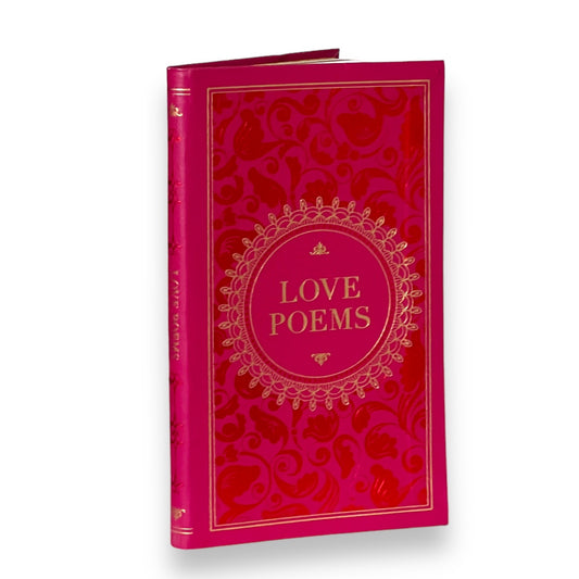 LOVE POEMS - Collectible illustrated Deluxe Gift Pocket Size 7"X4" Edition Flexi Bound Faux Leather Cover - Classic Book