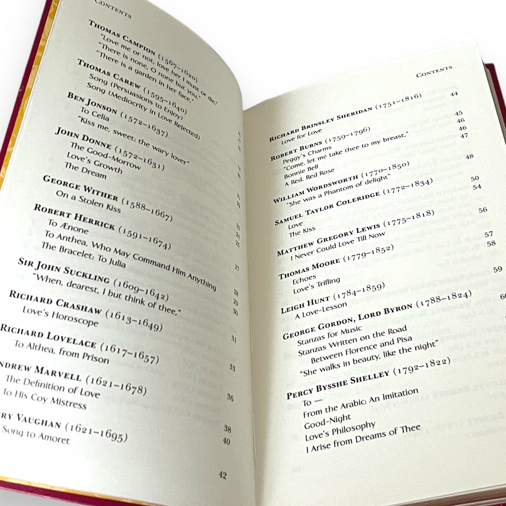 Love Poems - Collectible Flexi Bound Faux Leather Cover - Pocket Size 7"X4"