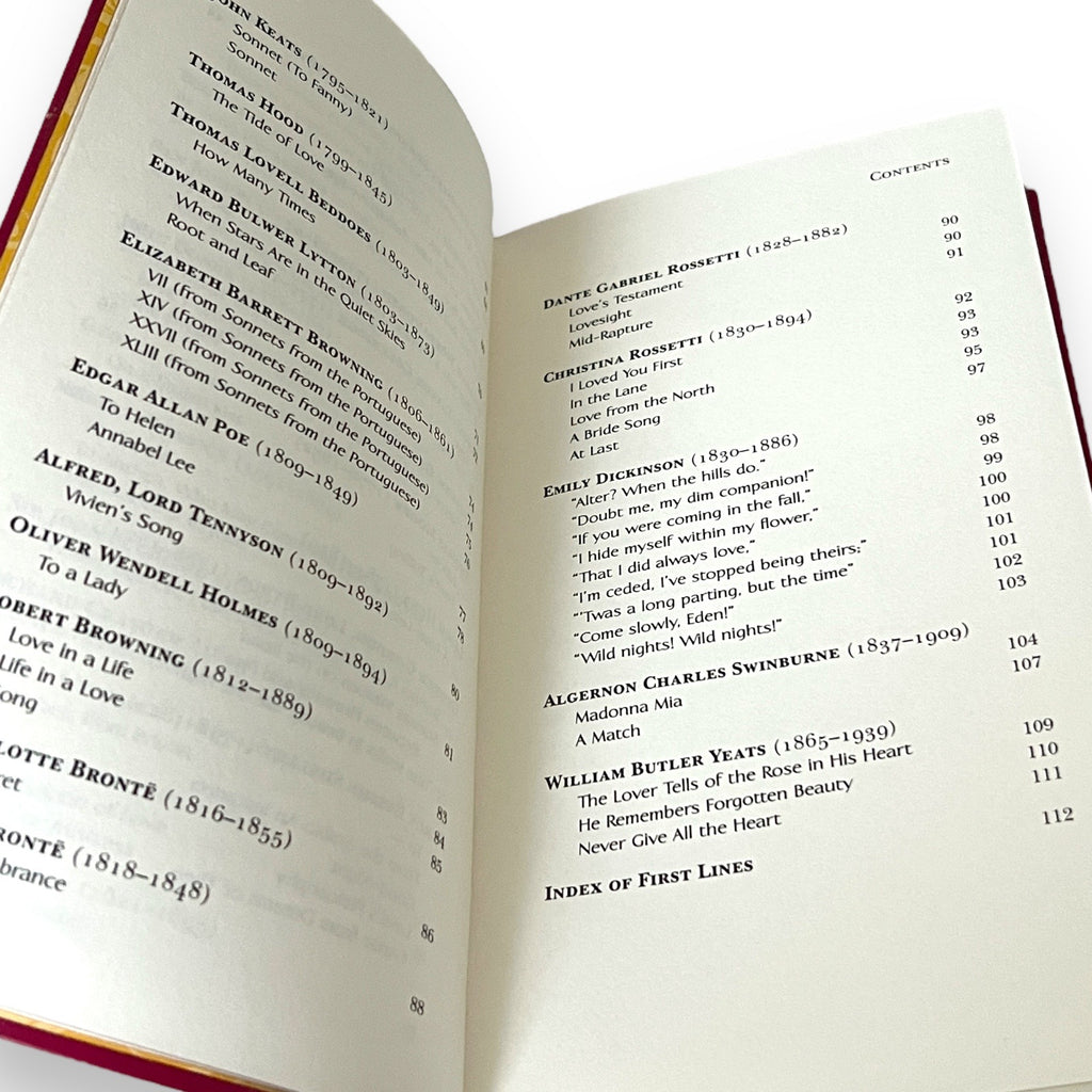 Love Poems - Collectible Flexi Bound Faux Leather Cover - Pocket Size 7"X4"