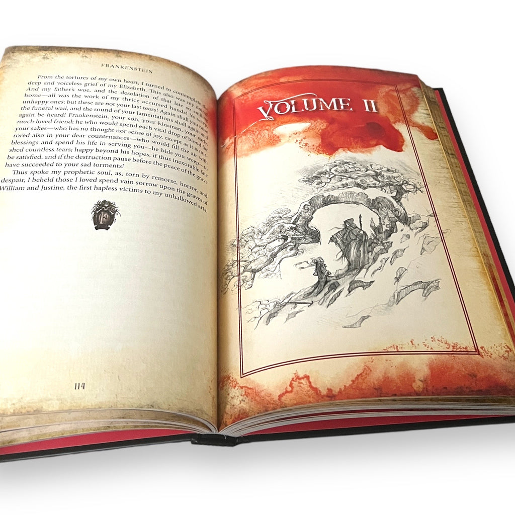 Frankenstein by Mary Shelley - Illustrated Deluxe Hardcover