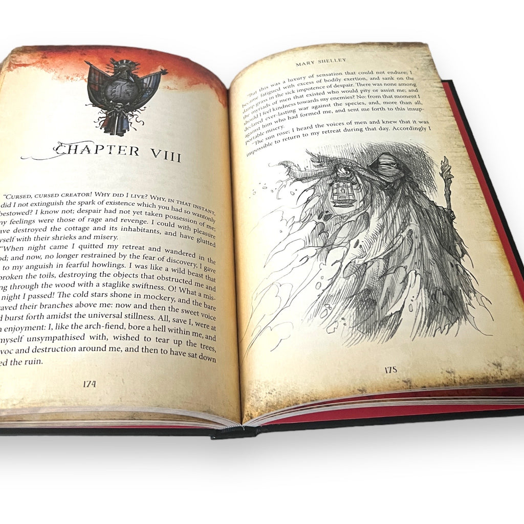 Frankenstein by Mary Shelley - Illustrated Deluxe Hardcover