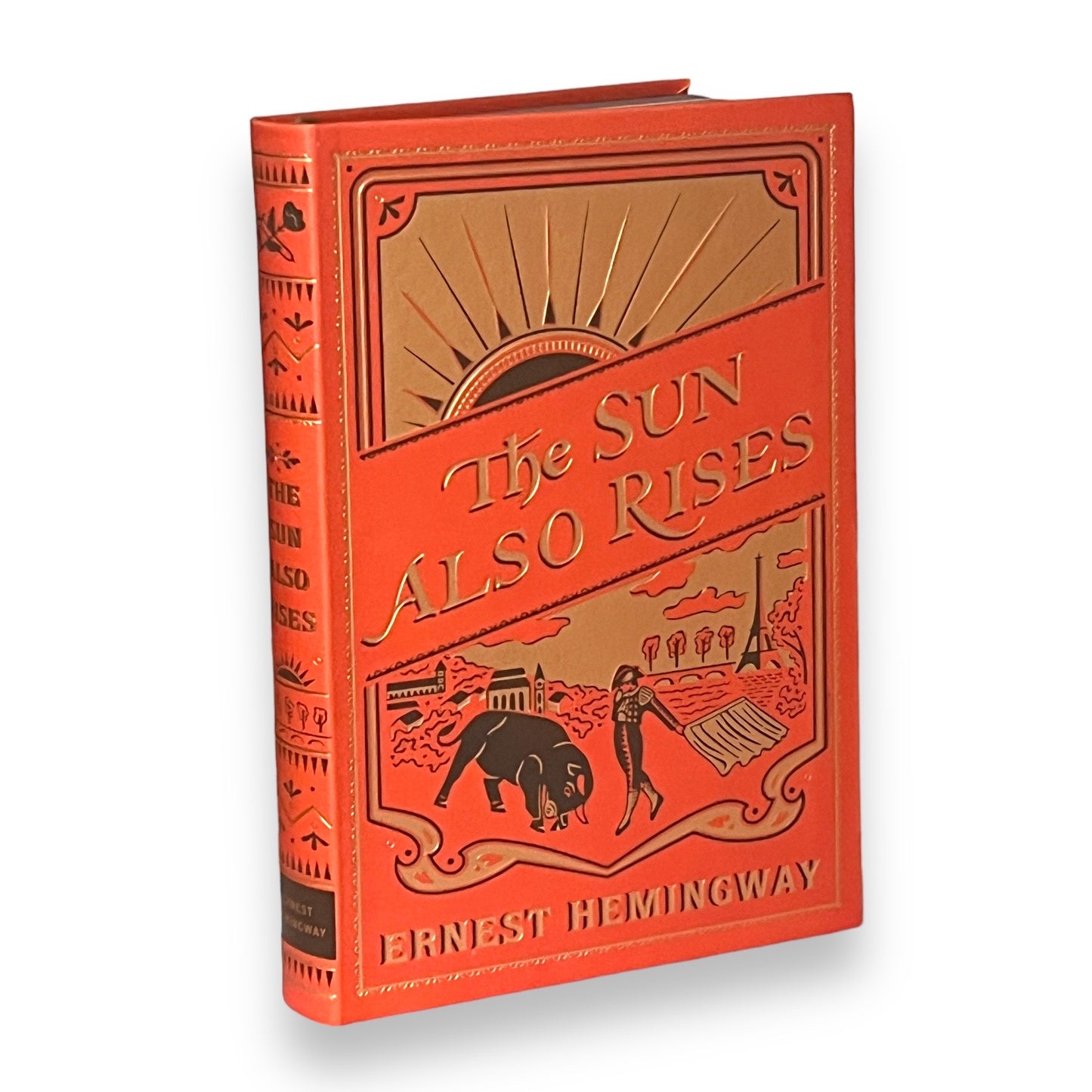 The SUN ALSO RISES by Ernest Hemingway - Collectible Deluxe Special Gift Edition - Flexi Bound Faux Leather Cover - Classic Book