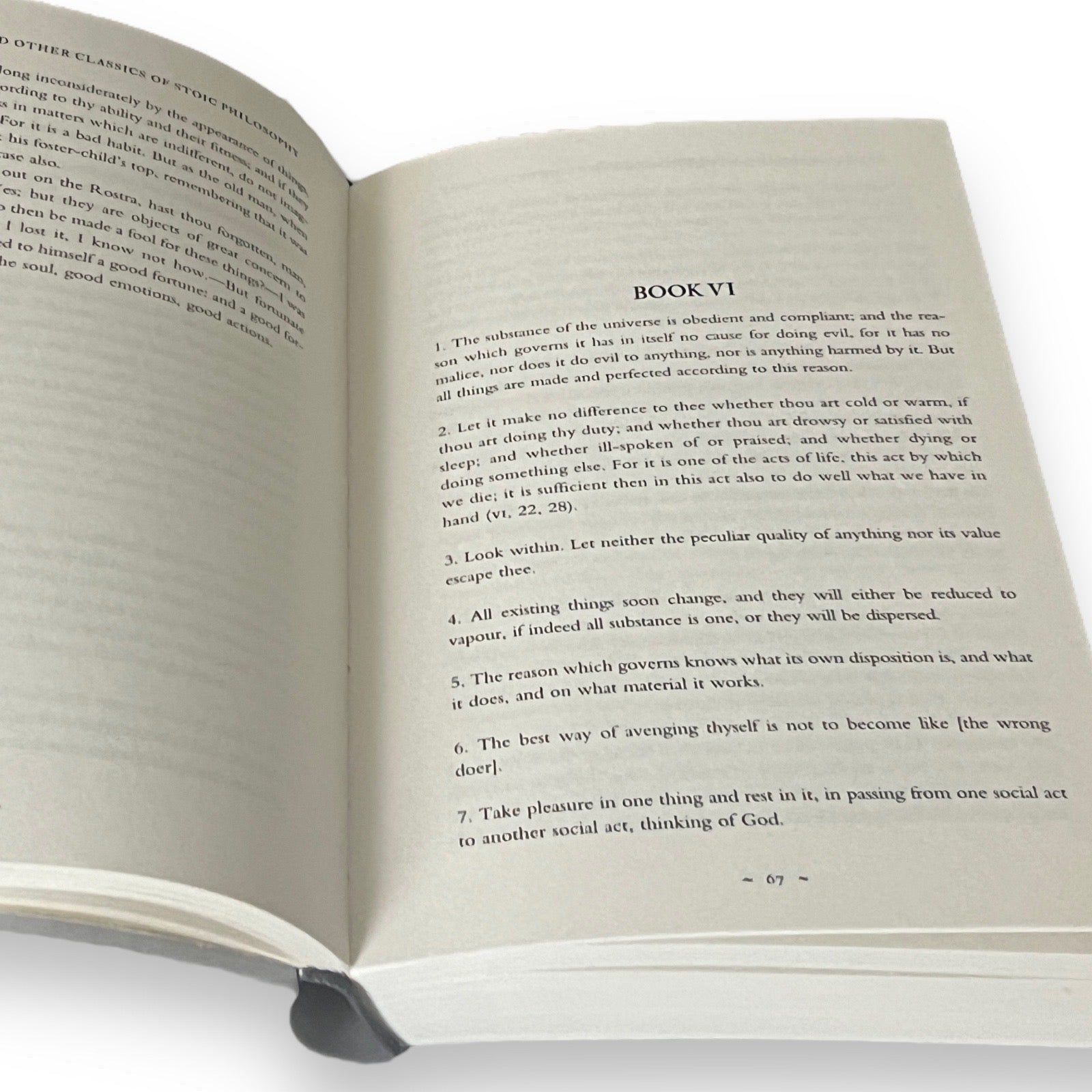 Meditations & Classic Stoic Philosophy by Marcus Aurelius Seneca Epictetus - Collectible Flexi Bound Faux Leather Cover