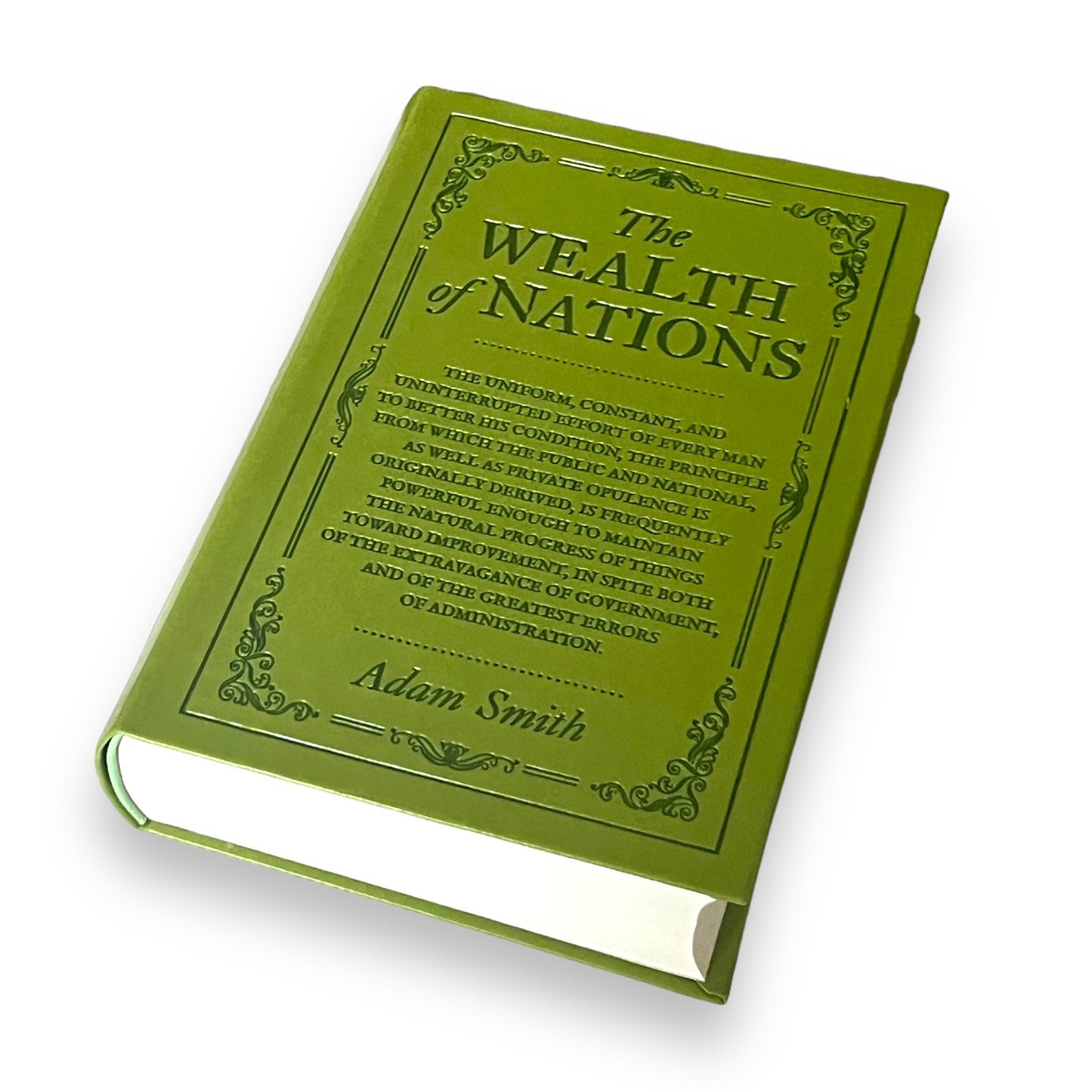 The WEALTH Of NATIONS Adam Smith Book I to V - Collectible Deluxe Special Gift Edition - Flexi Bound Faux Leather Cover - Classic Book