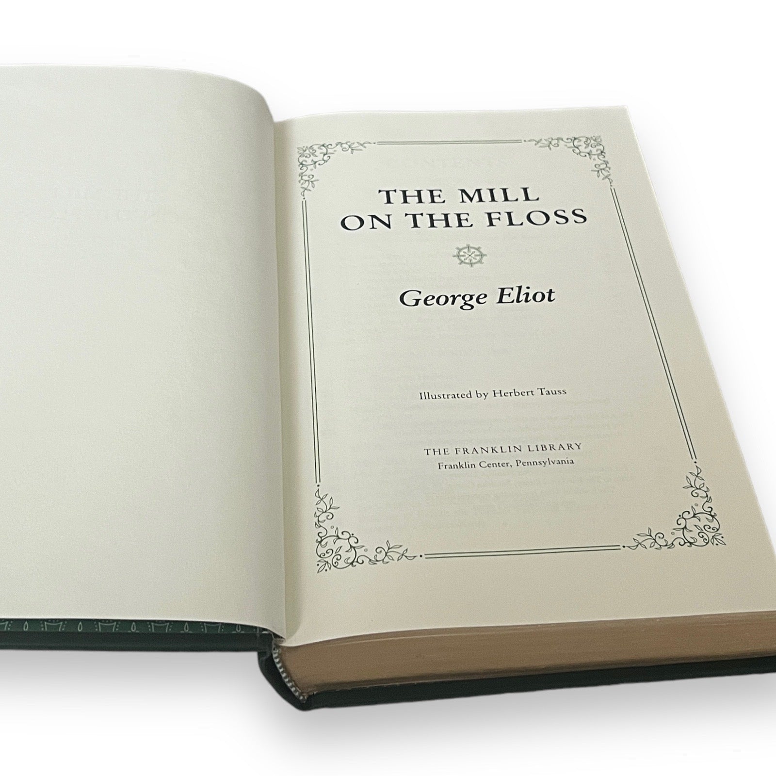The Mill on the Floss by George Eliot - Illustrated Leather Bound -The Franklin Library, 1981