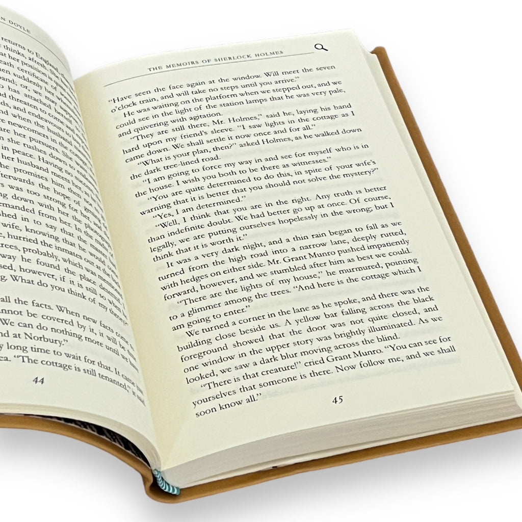 The Memoirs of Sherlock Holmes by Conan Doyle - Collectible Deluxe Special Gift Edition - Soft Leather Feel Cover - Best Seller Classic Book