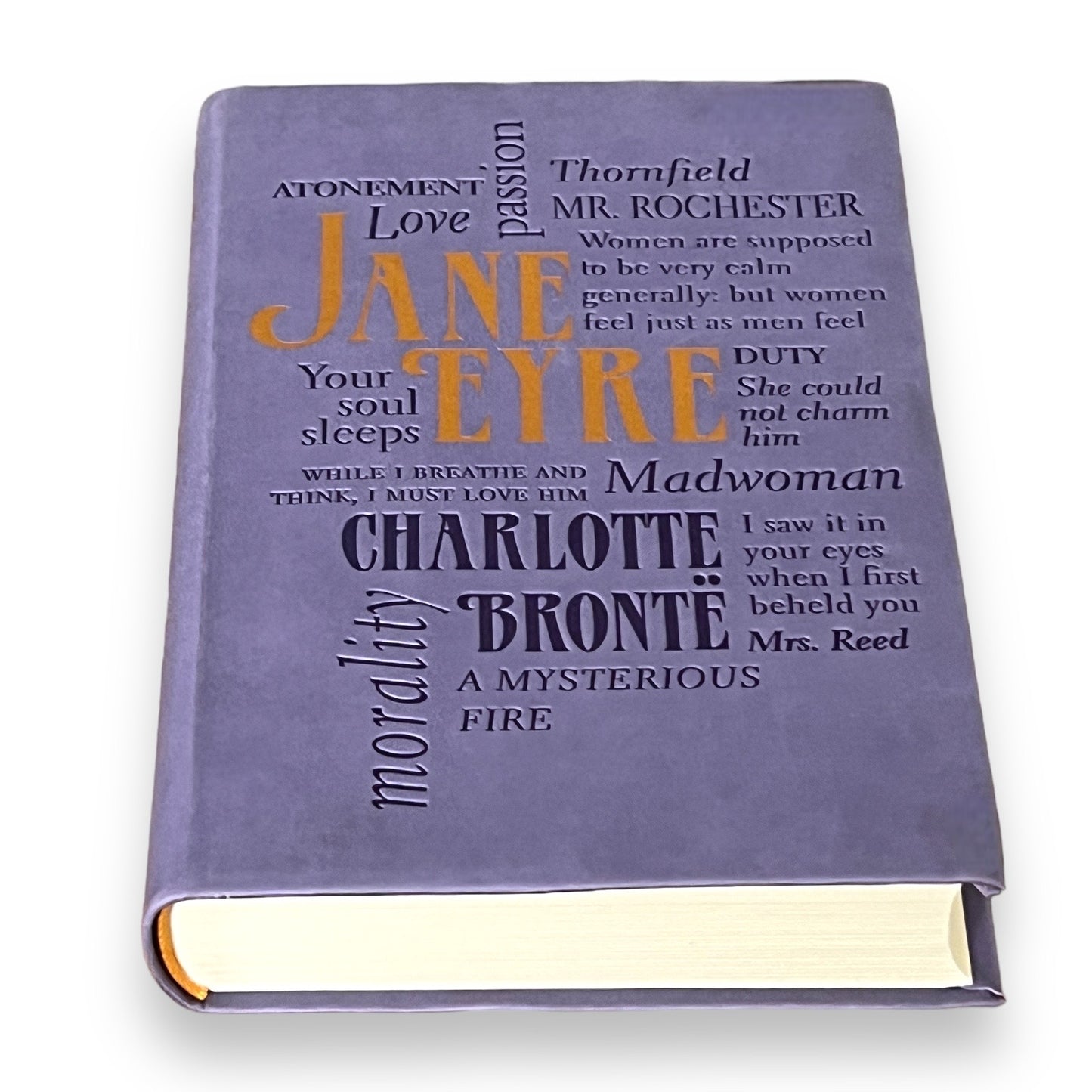 JANE EYRE by Charlotte Bronte - Collectible Deluxe Special Gift Edition - Flexi Bound Faux Leather Cover - Classic Book